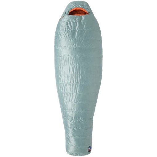 Produktbild von Big Agnes Greystone 30° Schlafsack für Damen – Lang - Reißverschluss rechts – blue surf/nasturtium