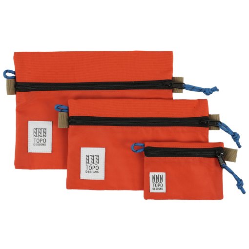 Image of Topo Designs Accessory Bag Bundle - Persimmon/Haze