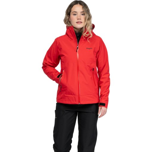 Photo produit de Bergans Essentials 3L Shell Veste Femme - fire red