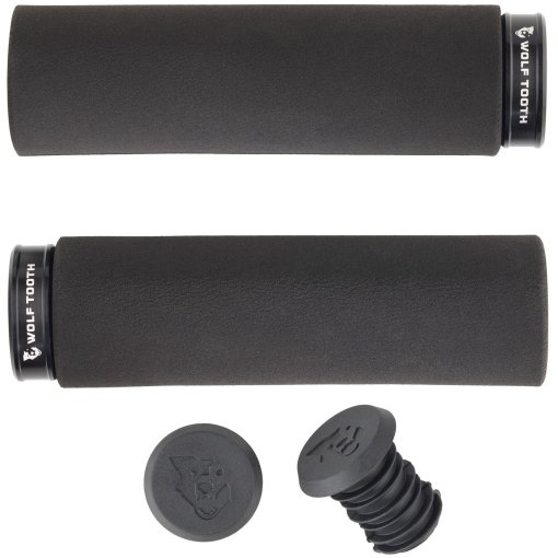 Produktbild von Wolf Tooth Fat Paw Lock-On Lenkergriffe - schwarz/schwarz