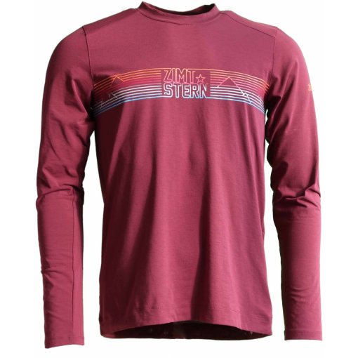 Foto de Zimtstern Maillot Manga Larga Hombre - TrailFlowz MTB - Windsor Wine