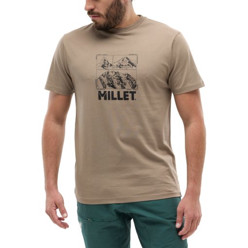 Photo produit de Millet Chamonix Logo T-shirt pour hommes - Dorite