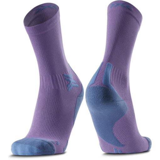 Productfoto van X-Socks Run Discovery Crew Hardloopsokken - neobergine/x black