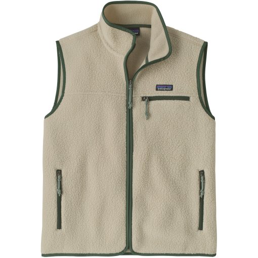 Foto de Patagonia Retro Pile Chaleco polar para hombre - Pelican w/Canopy Green