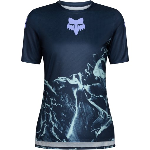 Productfoto van FOX Ranger MTB Dames shirt met korte mouwen - Image Print - arctic blue