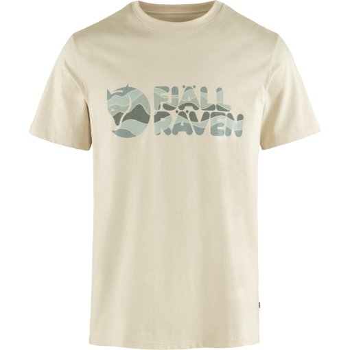 Produktbild von Fjällräven Multicolor Logo T-Shirt Herren - chalk white