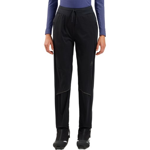 Foto de Odlo Pantalones Esquí de Fondo Cortaviento Mujer - Zeroweight Pro Warm - negro