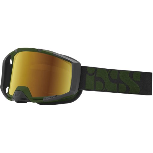 Foto van iXS Trigger Mirror Goggle - olive/mirror gold