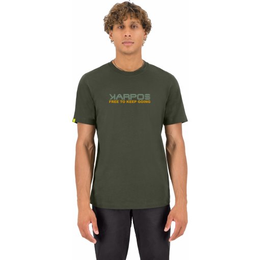 Picture of Karpos Loma Cotton T-Shirt Men - deep depths