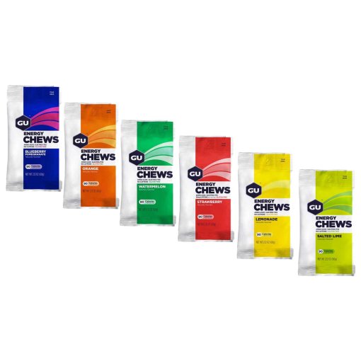 Photo produit de GU Gommes aux Fruits avec Glucides - Energy Chews - 60g