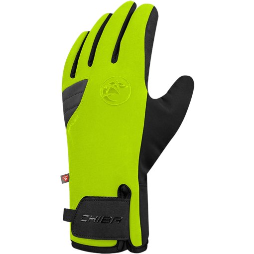 Photo produit de Chiba Gants Vélo - BioXCell Warm Winter - neon yellow