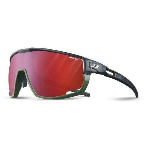 Zdjęcie: Julbo Rush Okulary przeciwsłoneczne - Black/Khaki - Reactiv 0-3 High Contrast