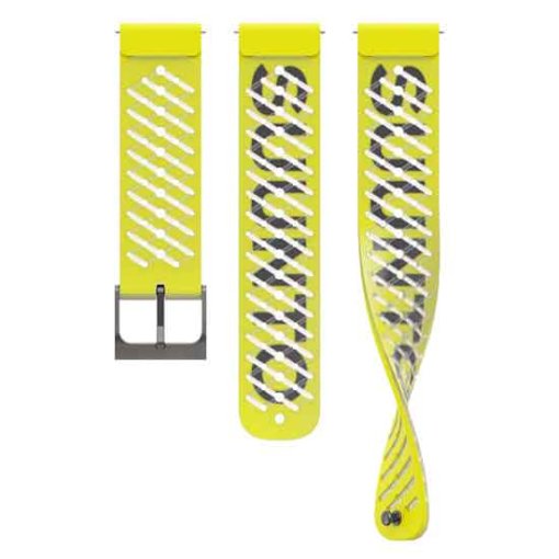 Produktbild von Suunto 22mm Athletic 5 Silikonarmband S+M - Lemon Yellow