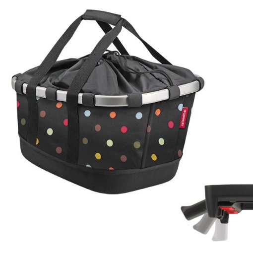 Foto de KLICKfix Cesta Bicicleta - GT UniKlip 0304U - 21L - dots