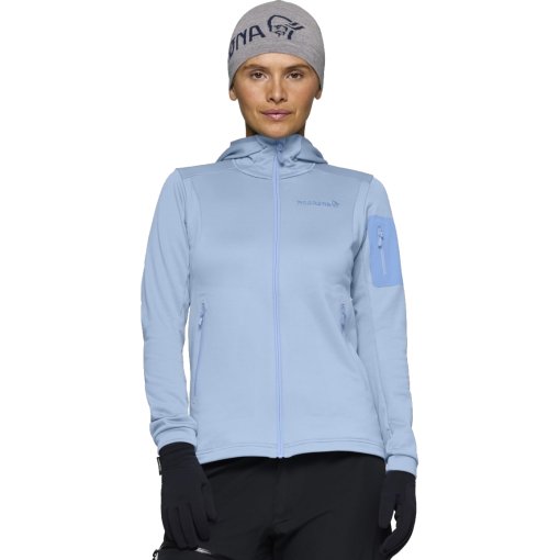 Foto de Norrona Chaqueta con Capucha Mujer - falketind warm2 stretch - Cashmere Blue/Allure
