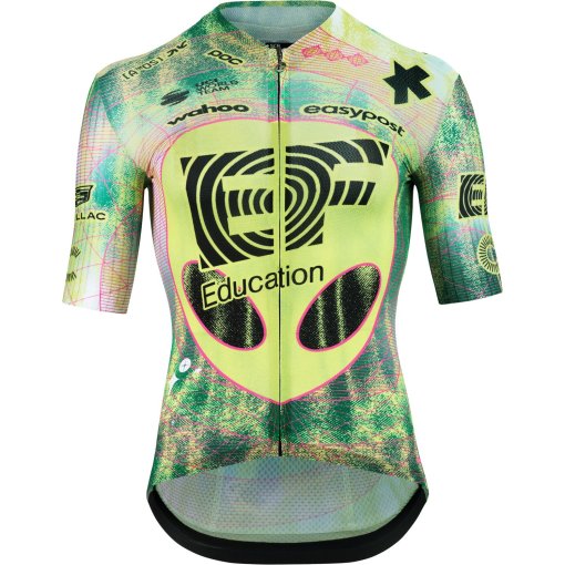 Picture of Assos EQUIPE RS S11 EF - CLOSE ENCOUNTER Short Sleeve Jersey Men - Alien Green