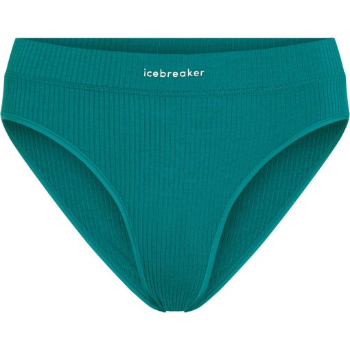 Picture of Icebreaker Merino Rib Lotus Hipster Women - Tidal Teal