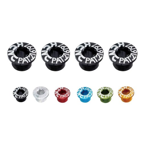 Produktbild von KCNC MTB Aluminium Kettenblattschrauben (4 Stück)