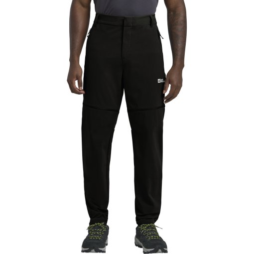 Foto de Jack Wolfskin Pantalones Desmontables Hombre - Hikeout Zip Away - regular - negro