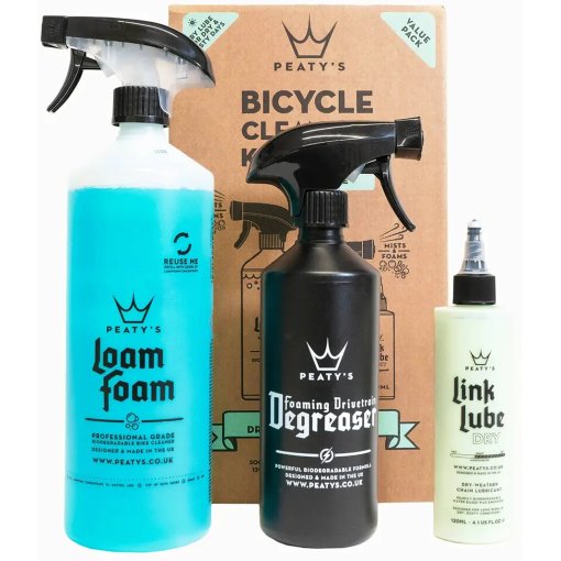 Produktbild von Peaty&#039;s Fahrrad-Reinigungsset - Waschen - Entfetten - Trockenschmieren