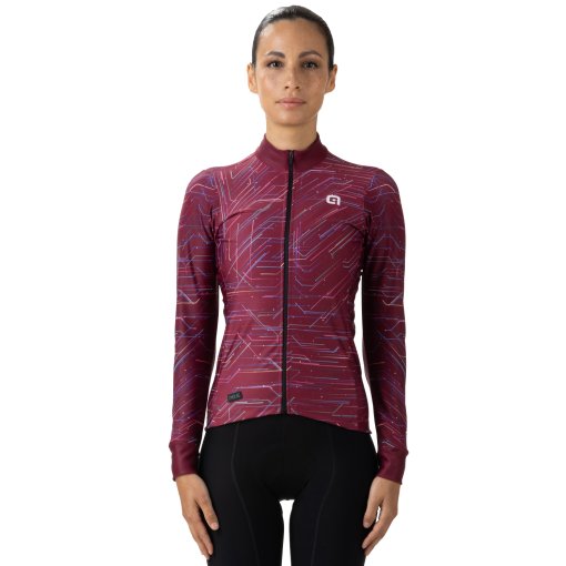 Foto de Alé Maillot de Manga Larga Mujer - PR-E Byte - bordeaux