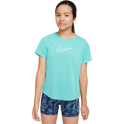 Foto de Nike Camiseta Niños - One Fitted Dri-FIT - green frost/white FZ5600-300