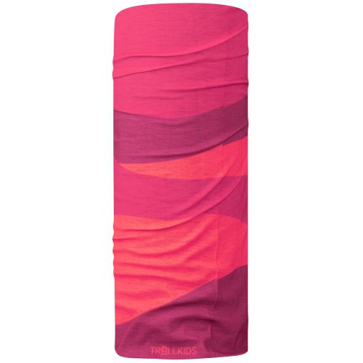Foto de Trollkids Braga de Cuello Multifuncional Niña - Coastal Sunset - Bright Pink/Watermelon