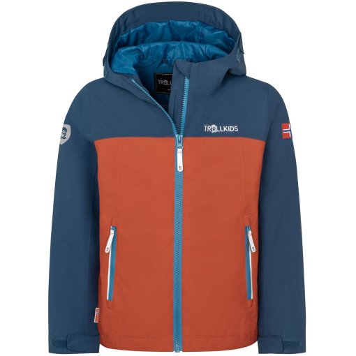 Image de Trollkids Veste Enfant - Telemark - Red Clay/Mystic Blue