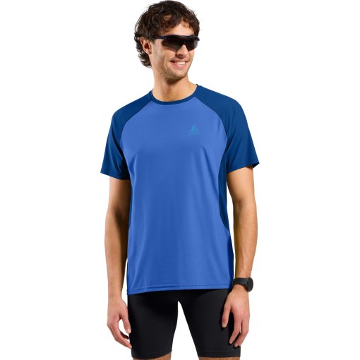 Picture of Odlo X-Alp Trail Running T-Shirt Men - dazzling blue - mazzarine blue
