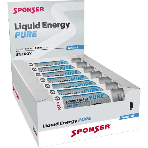Photo produit de SPONSER Gel Glucidique - Liquid Energy Pure - Tube - 18x70g