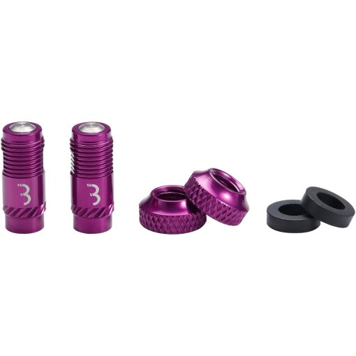 Produktbild von BBB Cycling CoreCap BTI-165 Ventilkern - 2 Stück - violett
