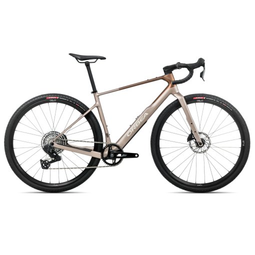 Produktbild von Orbea TERRA M31eTEAM 1X - Rival XPLR AXS Gravel Bike - 2026 - Nickel - Met Cinnamon (matt)
