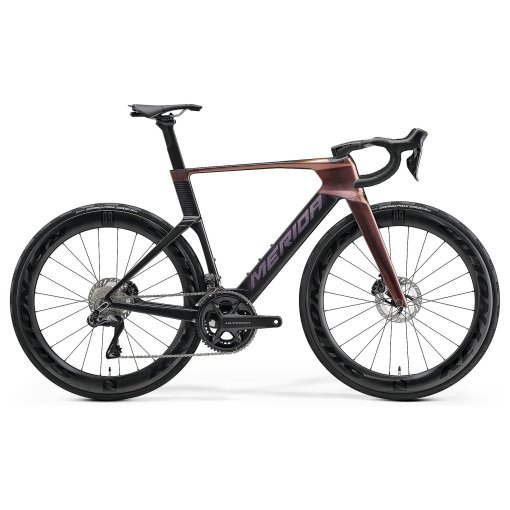 Billede af Merida REACTO 8000 - Carbon-racercykel – 2027 - rainbow purple / black