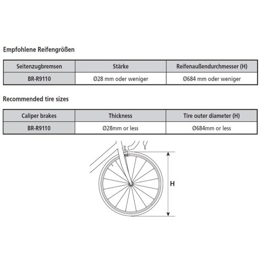 Etrier De Frein Shimano Dura-Ace BR-R9110 – Direct Mount