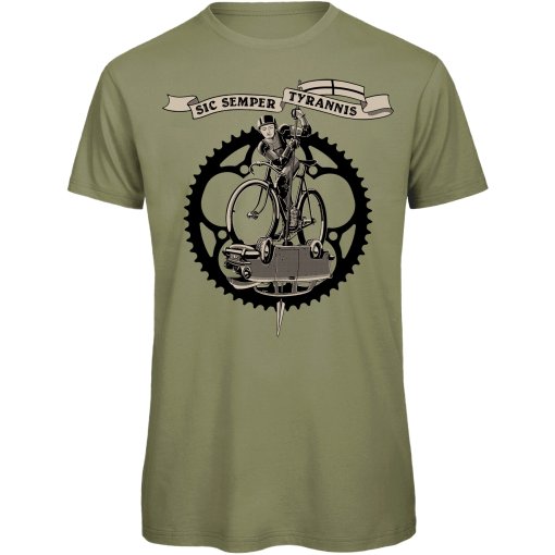 Photo produit de RTTshirts T-Shirt Vélo Homme - Saint Georges - light olive
