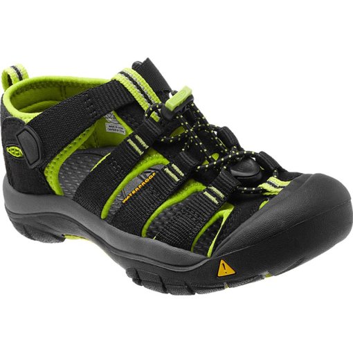 Foto de KEEN Sandalias Jóvenes - Newport H2 - Black / Lime Green