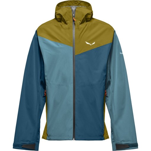 Photo produit de Salewa Veste 2.5 Couches Homme - Puez Powertex - olive oil/multi 5B12