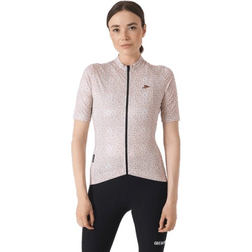 Foto de Café du Cycliste Maillot de Manga Corta Mujer - Fleurette - daisy rosa