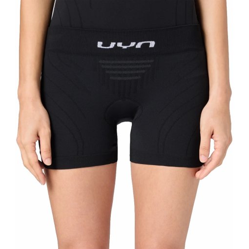 Produktbild von UYN Motyon 2.0 Boxershorts mit Polster Damen - Black Board/White