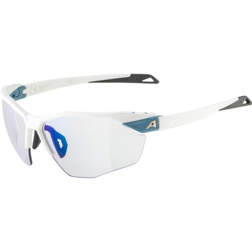 Foto de Alpina Gafas - Twist Six HR V(M) - white matt/Varioflex blue mirror