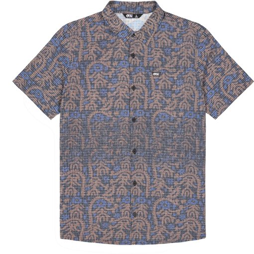 Produktbild von Picture Klivox Printed Kurzarmhemd Herren - Ancolie Print