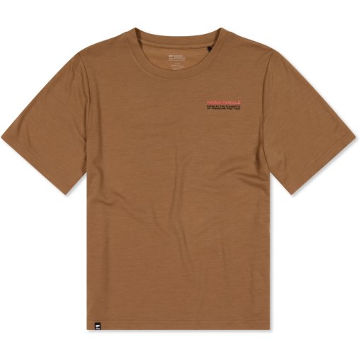Produktbild von Mons Royale Icon Merino T-Shirt Damen - toffee