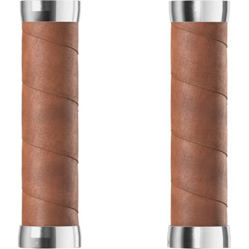 Immagine prodotto da Brooks Manopole - Slender Leather Grips - 130/130 mm - dark tan