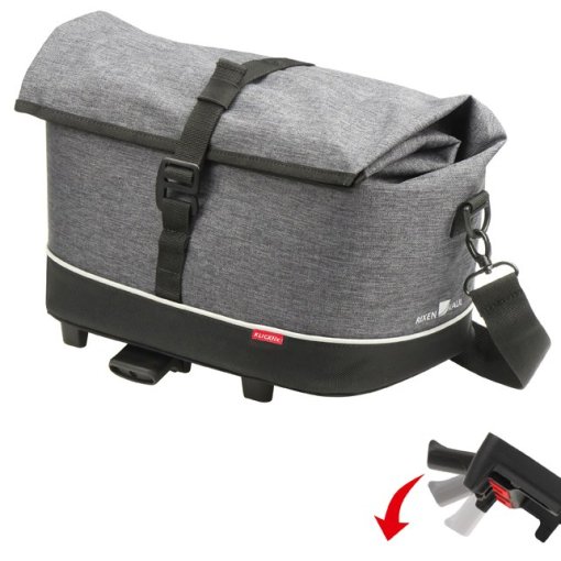 Foto de KLICKfix Alforja - Rackpack City UniKlip 0265UK - 8L - gris
