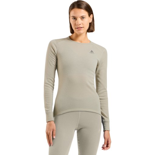 Foto de Odlo Camiseta Interior Manga Larga Mujer - Active Warm - agate gray