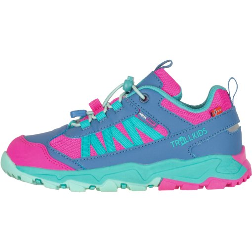 Productfoto van Trollkids Tronfjell Hiker Low Wandelschoenen Kinderen - Light Magenta/Cornflower/Aquamarine/Morning Dew