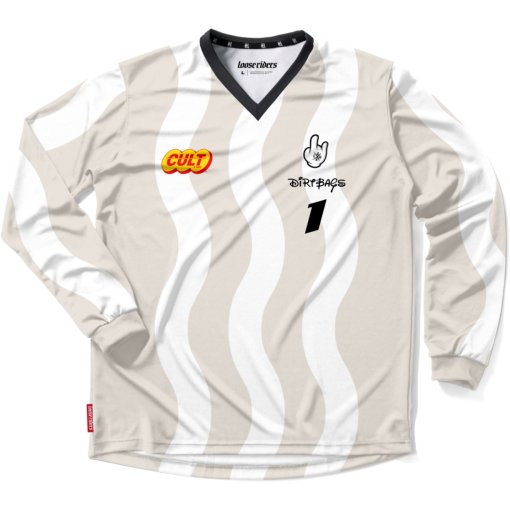 Productfoto van Loose Riders Tech Shirt met lange mouwen voor heren - D/RT FC Offwhite