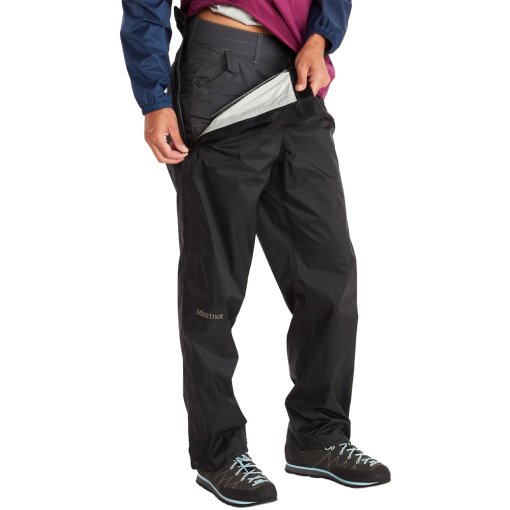 Foto de Marmot Pantalones Cremallera Completa Mujer - PreCip Eco - corto - negro / 29&quot;