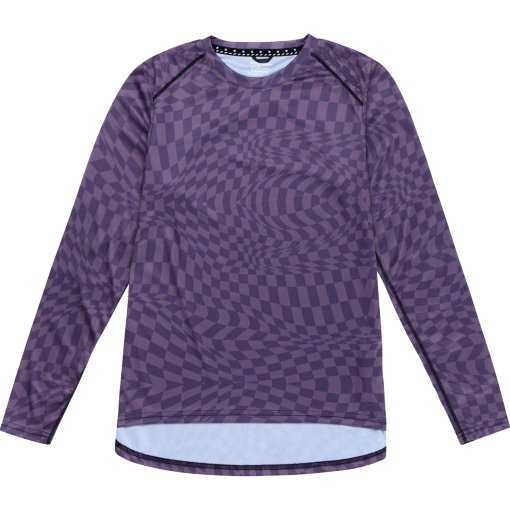 Foto de Troy Lee Designs Maillot de Manga Larga Mujer - Lilium - Twisted Checkers Deep Purple