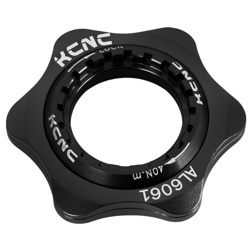 KCNC Center-Lock Rotor Adapter – Red Anodized, Fits Disc Brakes